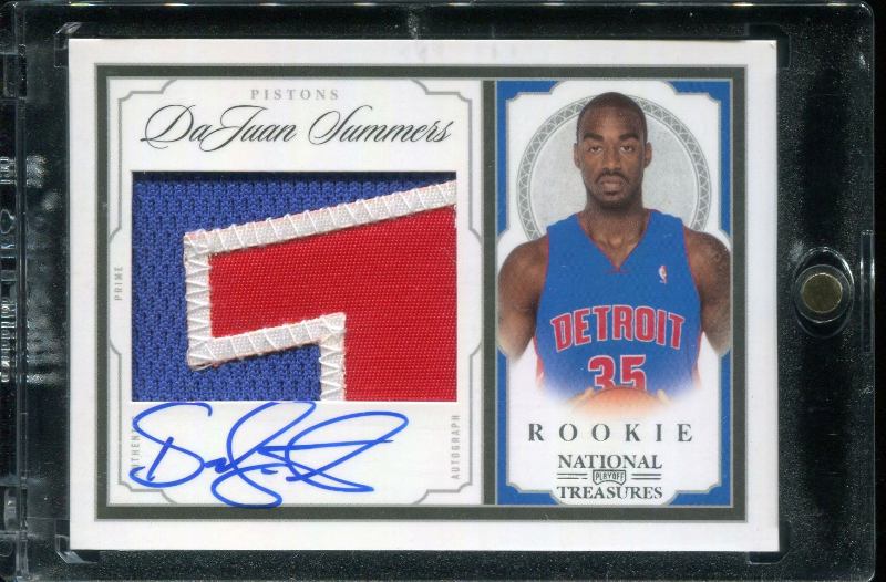 2.5 DaJuan Summers 2009 Panini National Treasures  230  79/99