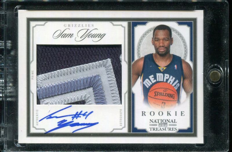 2.6 Sam Young 2009 Panini National Treasures  231  47/99