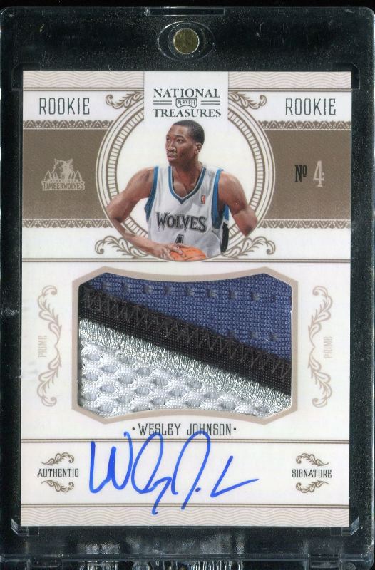 1.4 Wesley Johnson 2010 Panini National Treasures  204  40/99