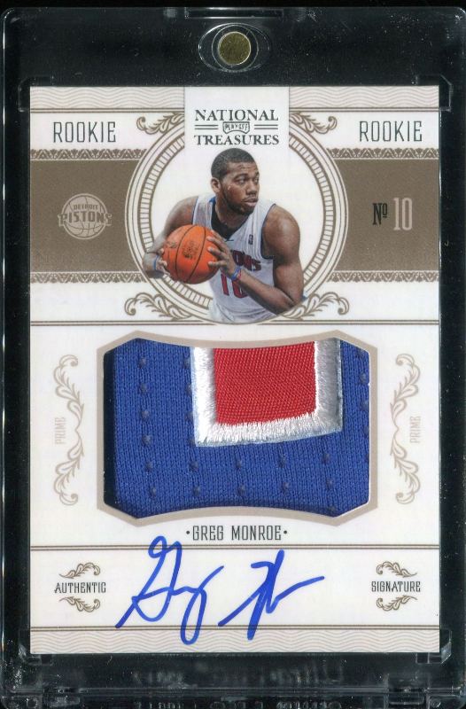 1.7 Greg Monroe 2010 Panini National Treasures  207  6/99