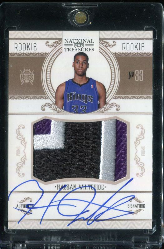 2.3 Hassan Whiteside 2010 Panini National Treasures  229  74/99