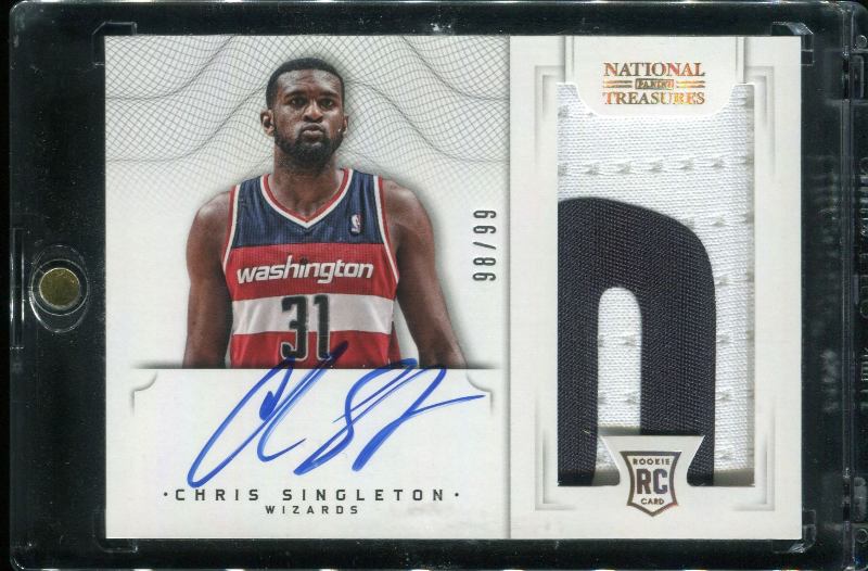 1.18 Chris Singleton 2012 Panini National Treasures  117  98/99