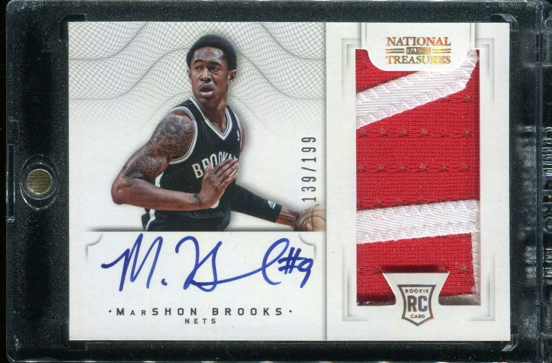 1.25 MarShon Brooks 2012 Panini National Treasures  122  139/199
