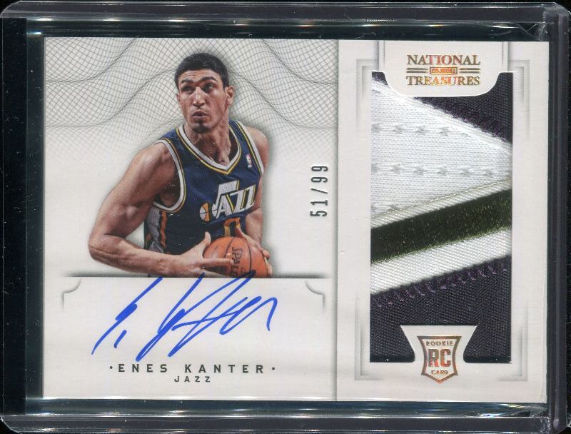 1.3 Enes Kanter 2012 Panini National Treasures  103  51/99