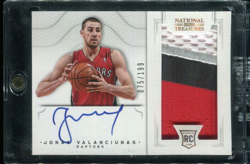1.5 Jonas Valanciunas 2012 Panini National Treasures  130  75/199