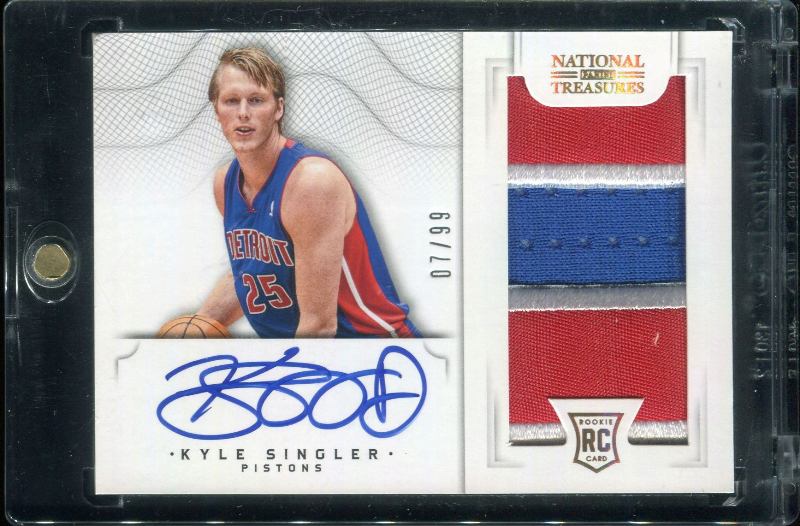 2.3 Kyle Singler 2012 Panini National Treasures  165  7/99