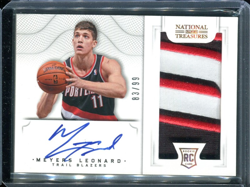 1.11 Meyers Leonard 2012 Panini National Treasures  161  83/99
