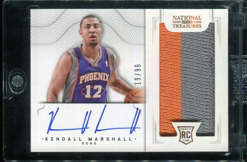 1.13 Kendall Marshall 2012 Panini National Treasures  163  19/99