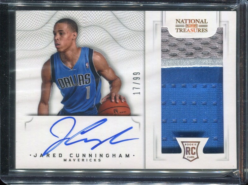 1.24 Jared Cunningham 2012 Panini National Treasures  174  17/99