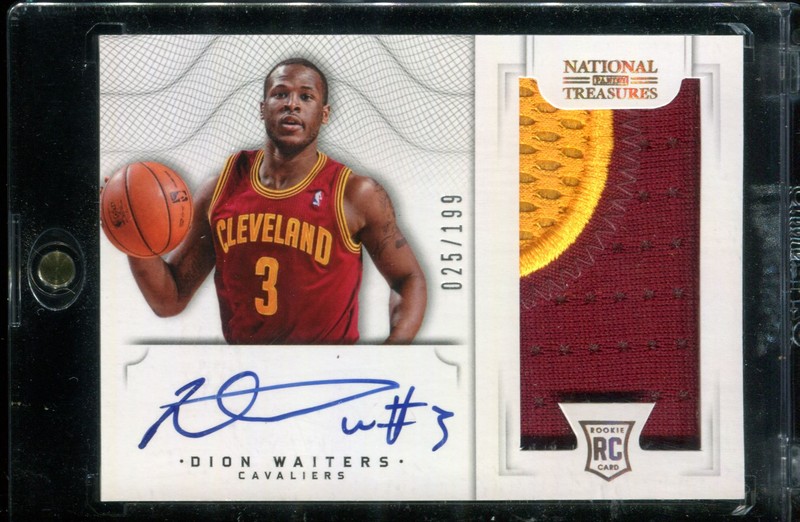 1.4 Dion Waiters 2012 Panini National Treasures  154  25/199