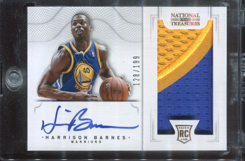 1.7 Harrison Barnes 2012 Panini National Treasures  157  128/199