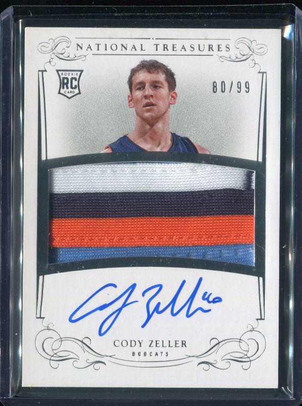 1.4 Cody Zeller 2013 Panini National Treasures  107  80/99