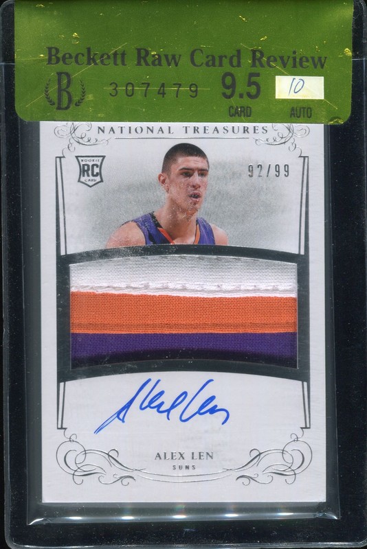 1.5 Alex Len 2013 Panini National Treasures  117  92/99