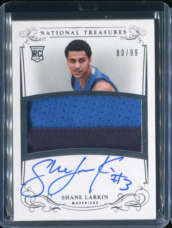 1.18 Shane Larkin 2013 Panini National Treasures  111  80/99