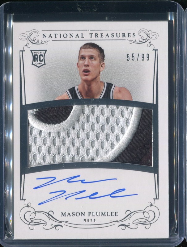 1.22 Mason Plumlee 2013 Panini National Treasures  132  55/99