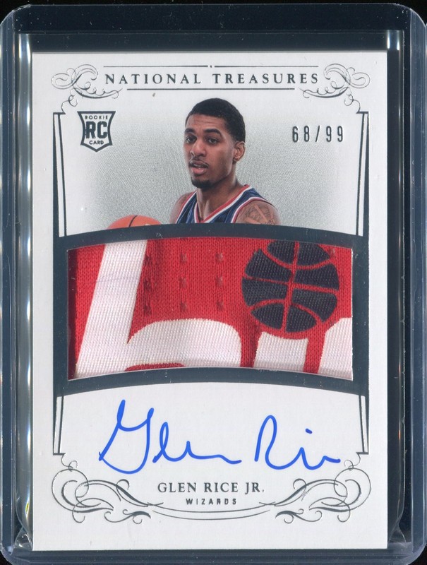 2.5 Glen Rice Jr. 2013 Panini National Treasures  104  68/99