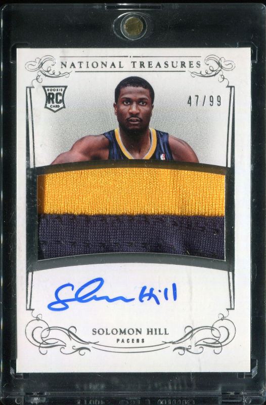1.23 Solomon Hill 2013 Panini National Treasures  103  47/99