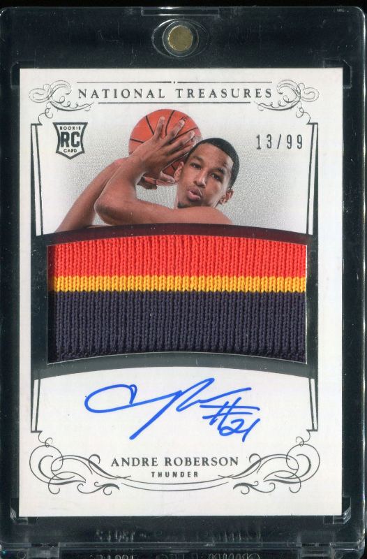 1.26 Andre Roberson 2013 Panini National Treasures  123  13/99