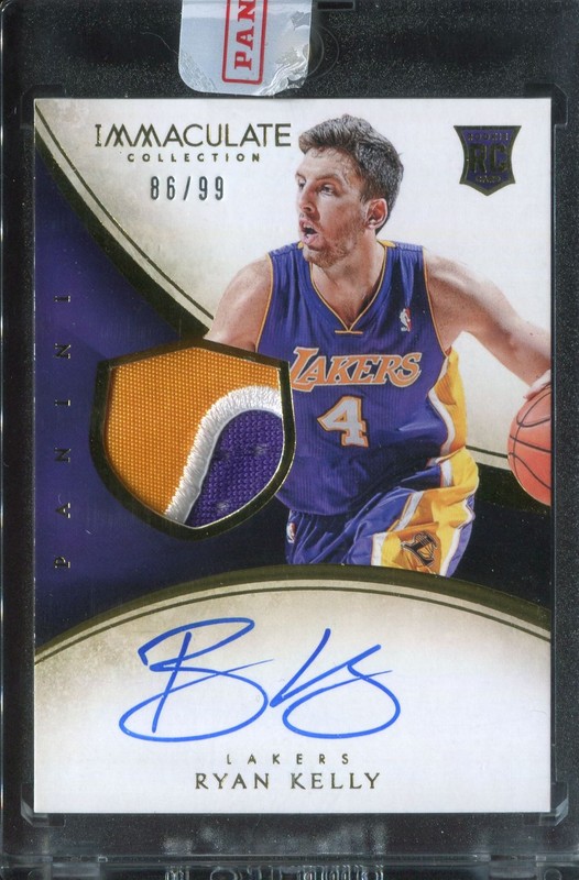 2.18 Ryan Kelly 2013 Panini Immaculate Collection  112  86/99
