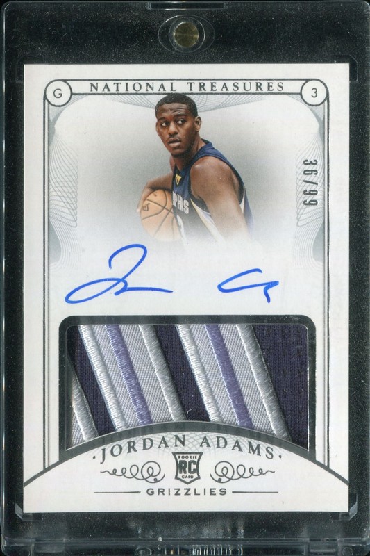 1.22 Jordan Adams 2014 Panini National Treasures  120  36/99