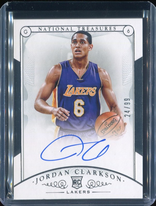2.16 Jordan Clarkson 2014 Panini National Treasures  138  24/99