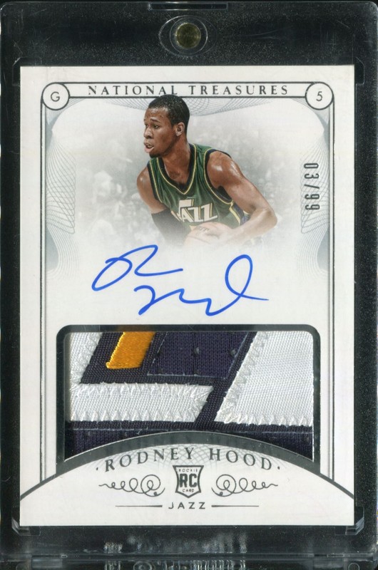 1.23 Rodney Hood 2014 Panini National Treasures  121  3/99