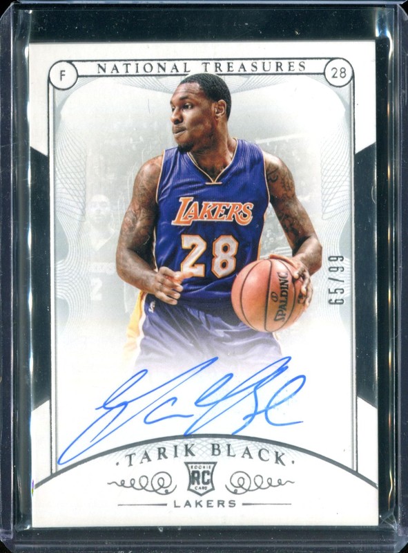 U.0 Tarik Black 2014 Panini National Treasures  133  65/99