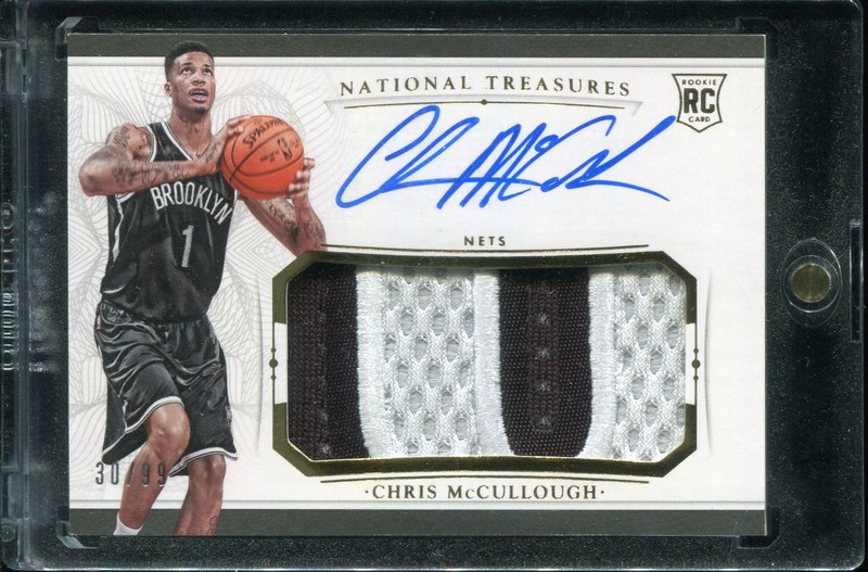 1.29 Chris McCullough 2015 Panini National Treasures  128  30/99