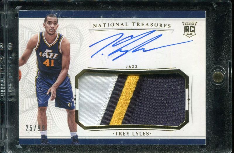 1.12 Trey Lyles 2015 Panini National Treasures  112  25/99