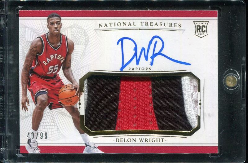 1.20 Delon Wright 2015 Panini National Treasures  120  49/99