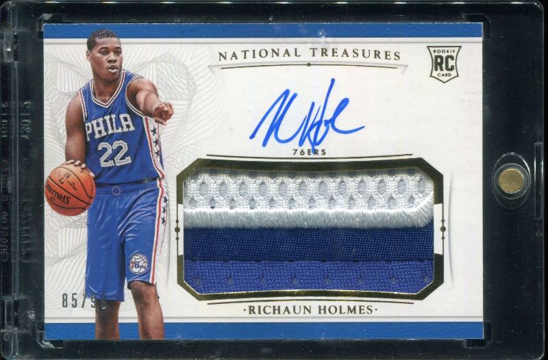 2.7 Richaun Holmes 2015 Panini National Treasures  134  85/99