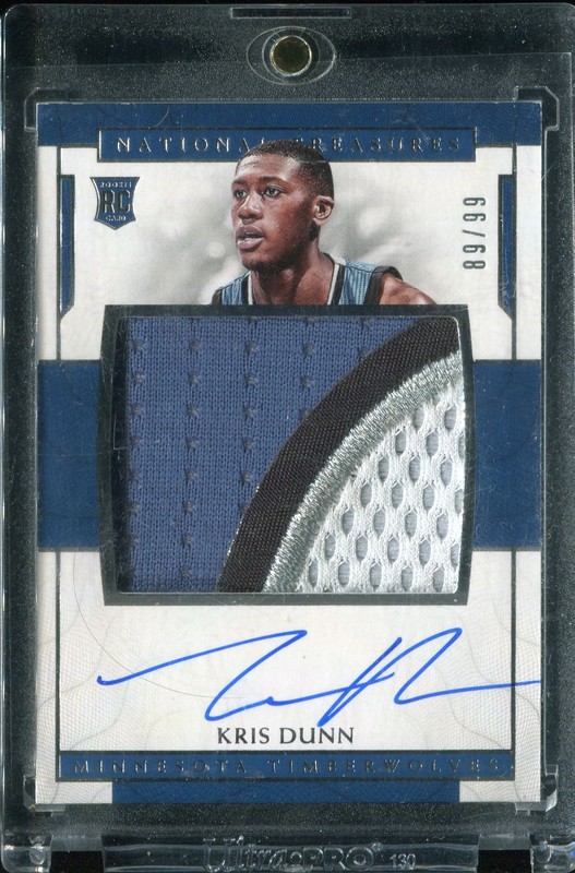 1.5 Kris Dunn 2016 Panini National Treasures  128  89/99