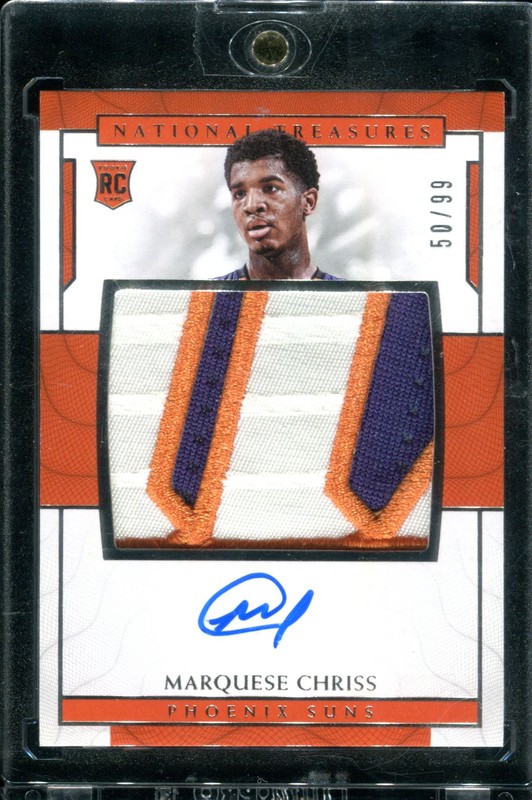 1.8 Marquese Chriss 2016 Panini National Treasures  139  50/99