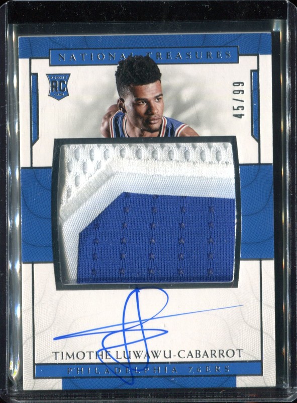 1.24 Timothe Luwawu-Cabarrot 2016 Panini National Treasures  137  45/99