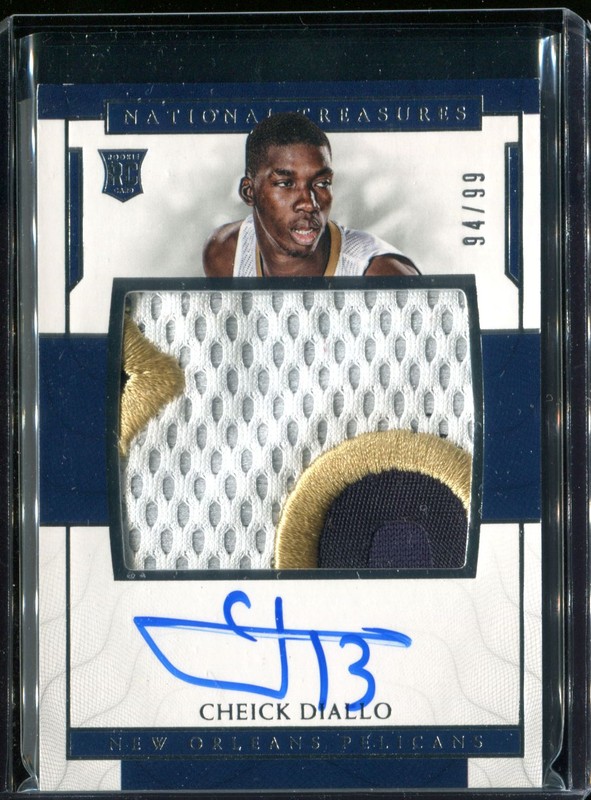 2.3 Cheick Diallo 2016 Panini National Treasures  130  94/99