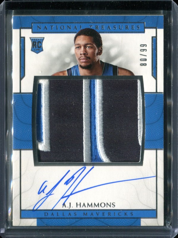 2.16 A.J. Hammons 2016 Panini National Treasures  109  80/99