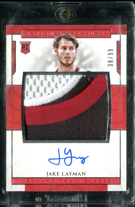2.17 Jake Layman 2016 Panini National Treasures  141  38/99