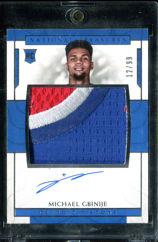 2.19 Michael Gbinije 2016 Panini National Treasures  114  12/99