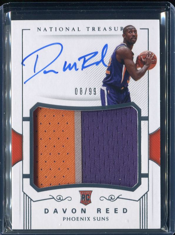 2.2 Davon Reed 2017 Panini National Treasures  131  8/99