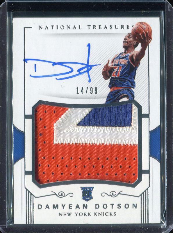 2.14 Damyean Dotson 2017 Panini National Treasures  146  14/99