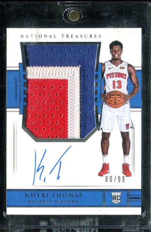 2.8 Khyri Thomas 2018 Panini National Treasures  145  80/99