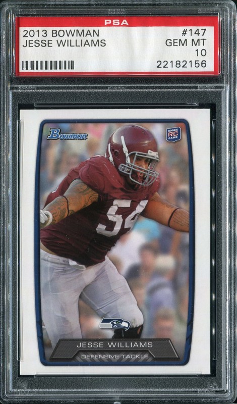 Jesse Williams 2013 Bowman  #147