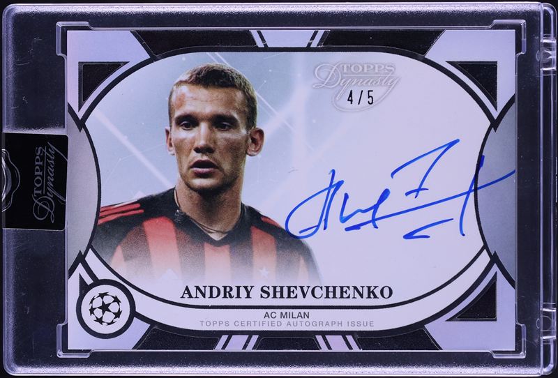 Andriy Shevchenko 2024 Topps Dynasty Autographs #DAL-AS3 4/5