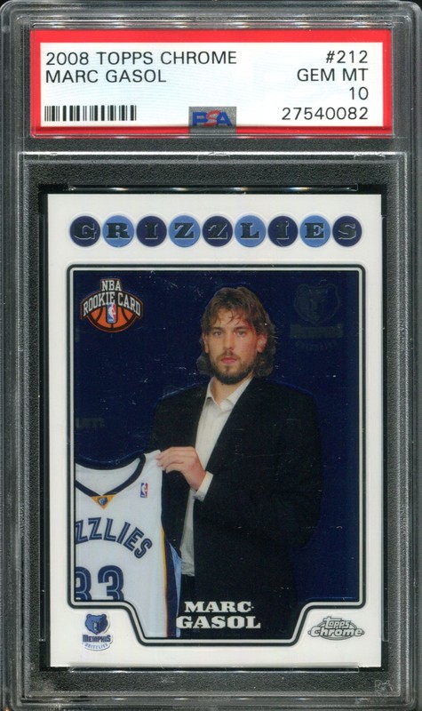 2.18 Marc Gasol 2008 Topps Chrome  212 