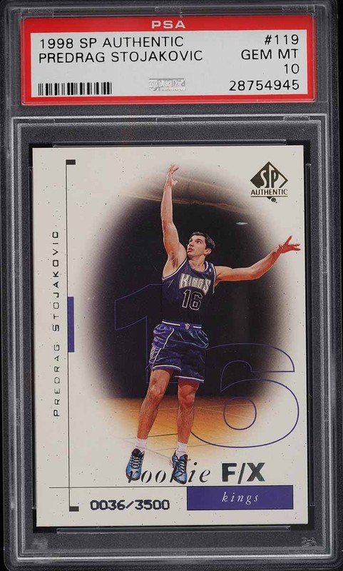 1.14 Peja Stojakovic 1998 Upper Deck SP Authentic  119  36/3500