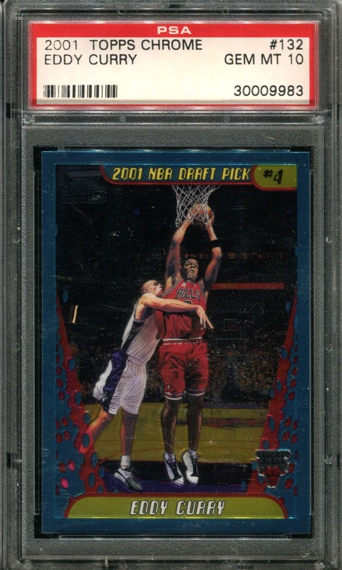 1.4 Eddy Curry 2001 Topps Chrome  132 