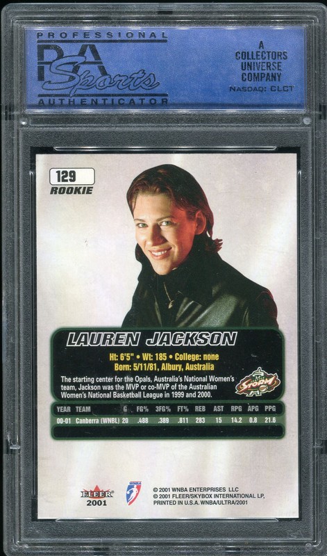 Lauren Jackson 2001 Fleer Ultra #129