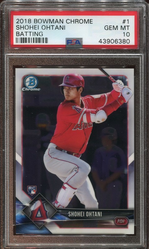 Shohei Ohtani 2018 Bowman Chrome #1