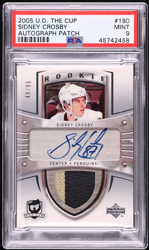 180. Sidney Crosby PSA 9