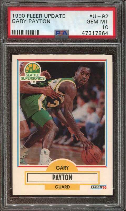 1.2 Gary Payton 1990 Fleer Update  U-92 